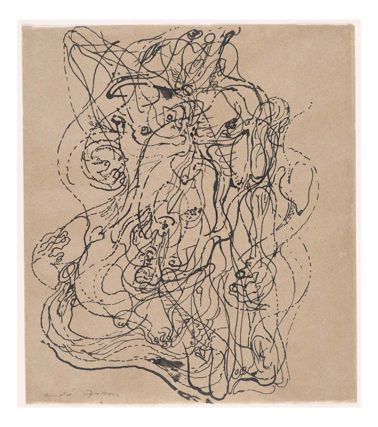 Andre Masson - Automatic Drawing, 16x12" (A3) Poster Print