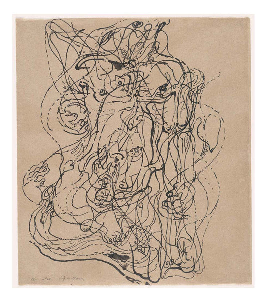 Andre Masson - Automatic Drawing, 16x12" (A3) Poster Print