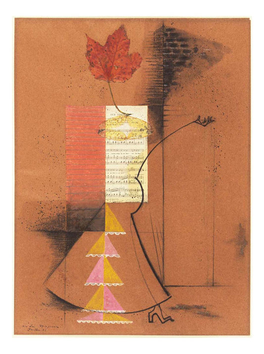 Andre Masson - Street Singer, 16x12" (A3) Poster Print