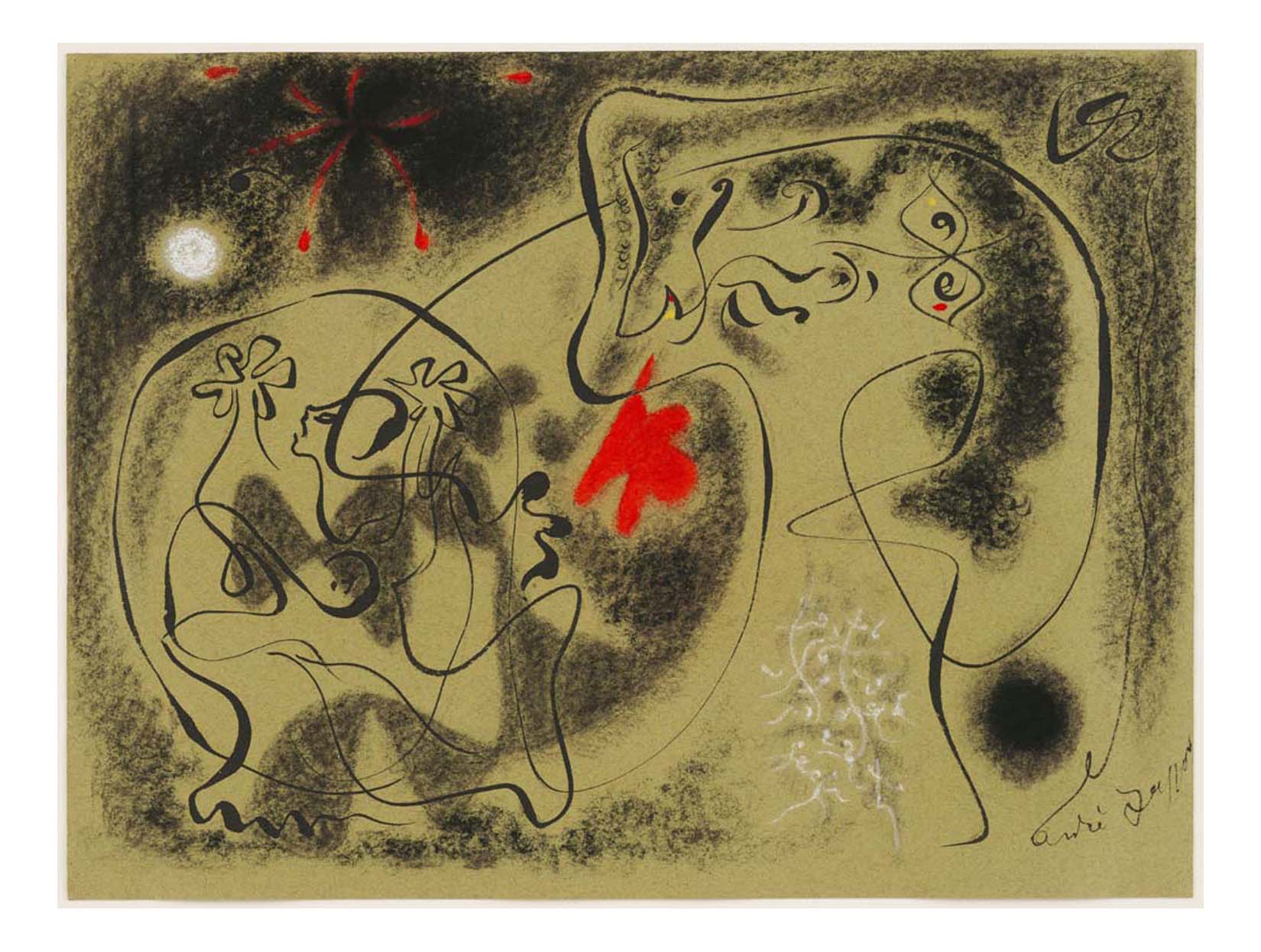 Andre Masson - Werewolf, 16x12" (A3) Poster Print