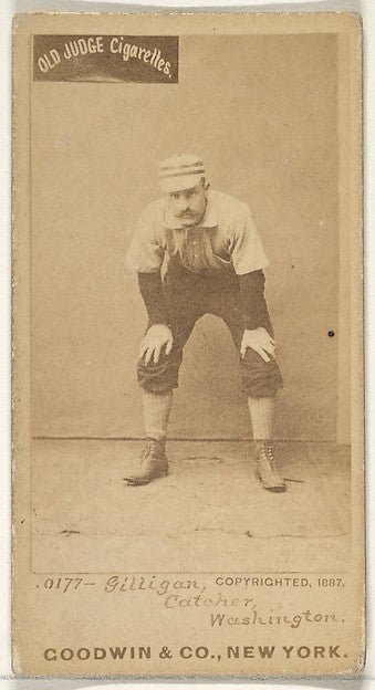 Andrew Bernard "Barney" Gilligan Catcher Washington Nationa-16x12"(A3) Poster