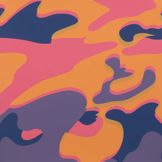 Andy Warhol - Untitled from Camouflage vintage art, modern poster print