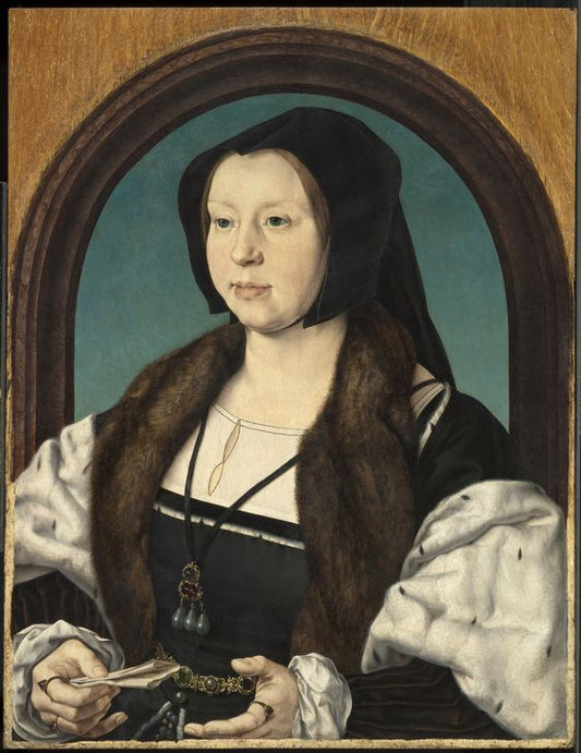 Anna van Bergen, vintage artwork by Jan Gossaert, A3 (16x12") Poster Print