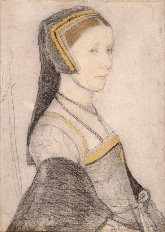 Anne Cresacre (c.1511-1577), vintage artwork by Hans Holbein the Younger, A3 (16x12") Poster Print