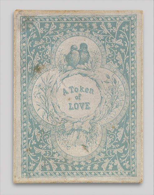 Anonymous, British, late 18th century:Boxed Valentine's Day Card 1850–99, vintage artwork, 16x12"(A3) Poster Print