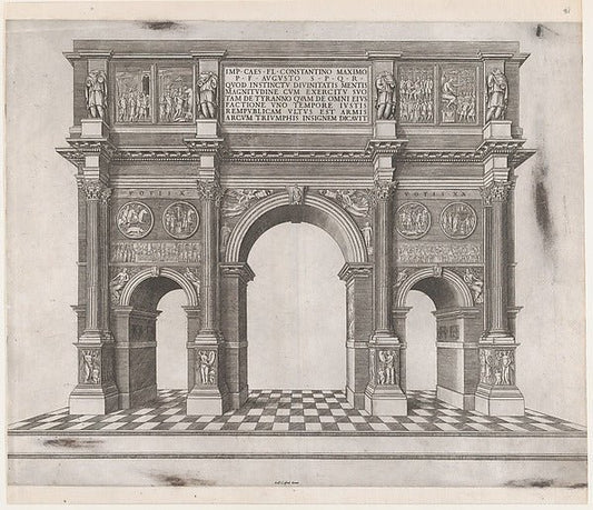 AnonymousSpeculum Romanae Magnificentiae Arch of Constanti-16x12"(A3) Poster