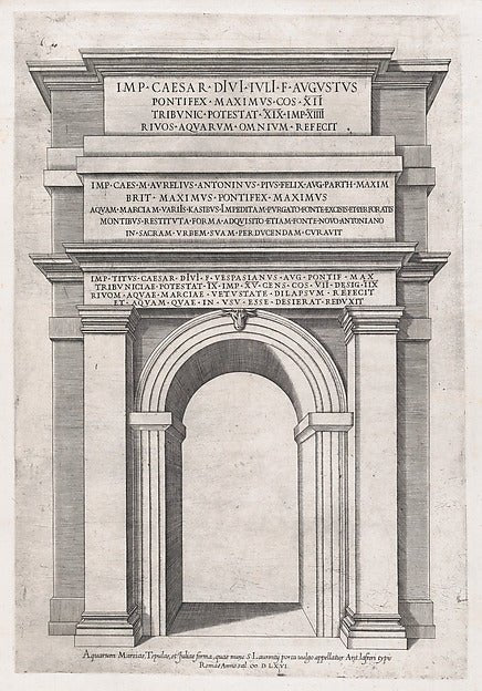 AnonymousSpeculum Romanae Magnificentiae Front view of St.-16x12"(A3) Poster