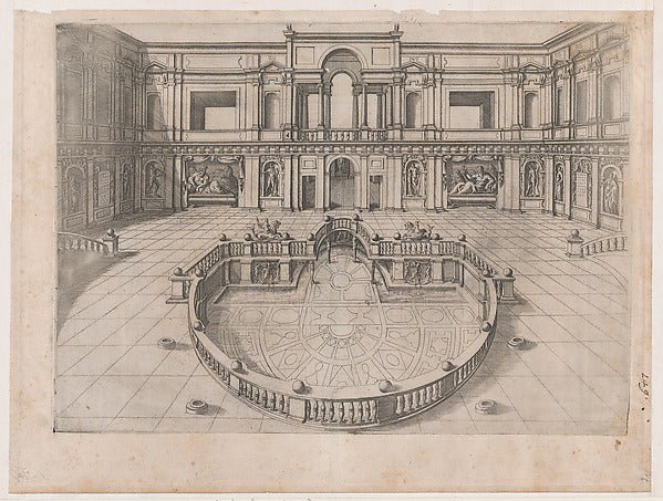 AnonymousSpeculum Romanae Magnificentiae Great Hall within-16x12"(A3) Poster