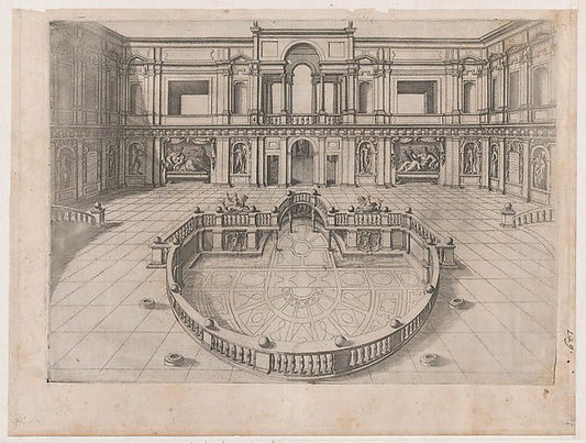 AnonymousSpeculum Romanae Magnificentiae Great Hall within-16x12"(A3) Poster