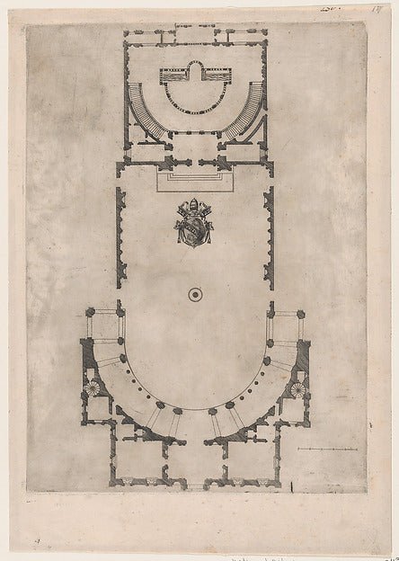 AnonymousSpeculum Romanae Magnificentiae Ground plan of a-16x12"(A3) Poster