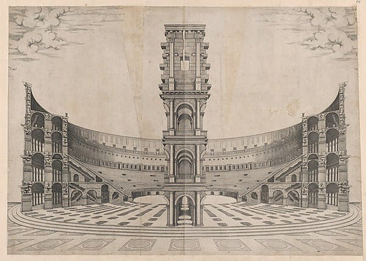 AnonymousSpeculum Romanae Magnificentiae Interior Reconstr-16x12"(A3) Poster