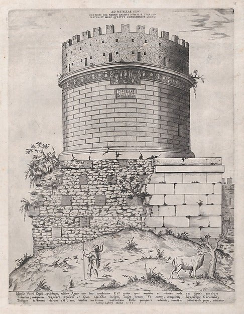 AnonymousSpeculum Romanae Magnificentiae Sepulchre of Mete-16x12"(A3) Poster