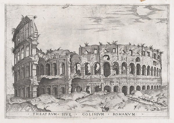AnonymousSpeculum Romanae Magnificentiae The Coloseum 16th-16x12"(A3) Poster