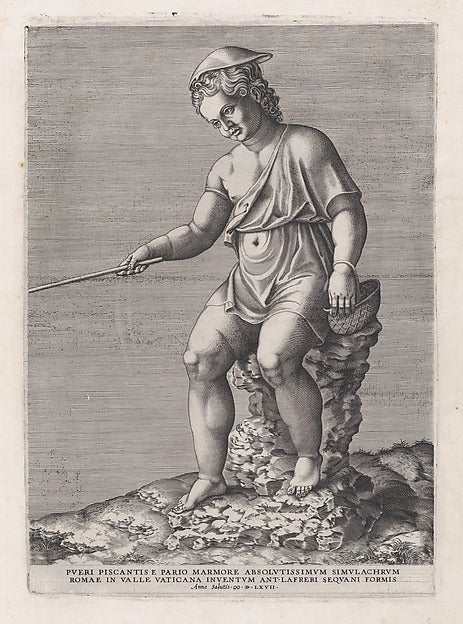 AnonymousSpeculum Romanae Magnificentiae The Little Angler-16x12"(A3) Poster