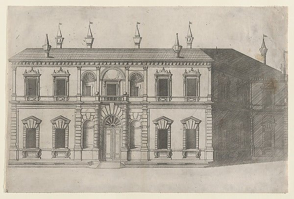 AnonymousSpeculum Romanae Magnificentiae Villa di Papa Giu-16x12"(A3) Poster