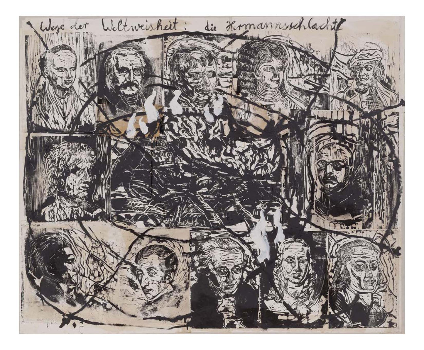 Anselm Kiefer - Ways of Worldly Wisdom Arminius's Battle, 16x12" (A3) Poster Print