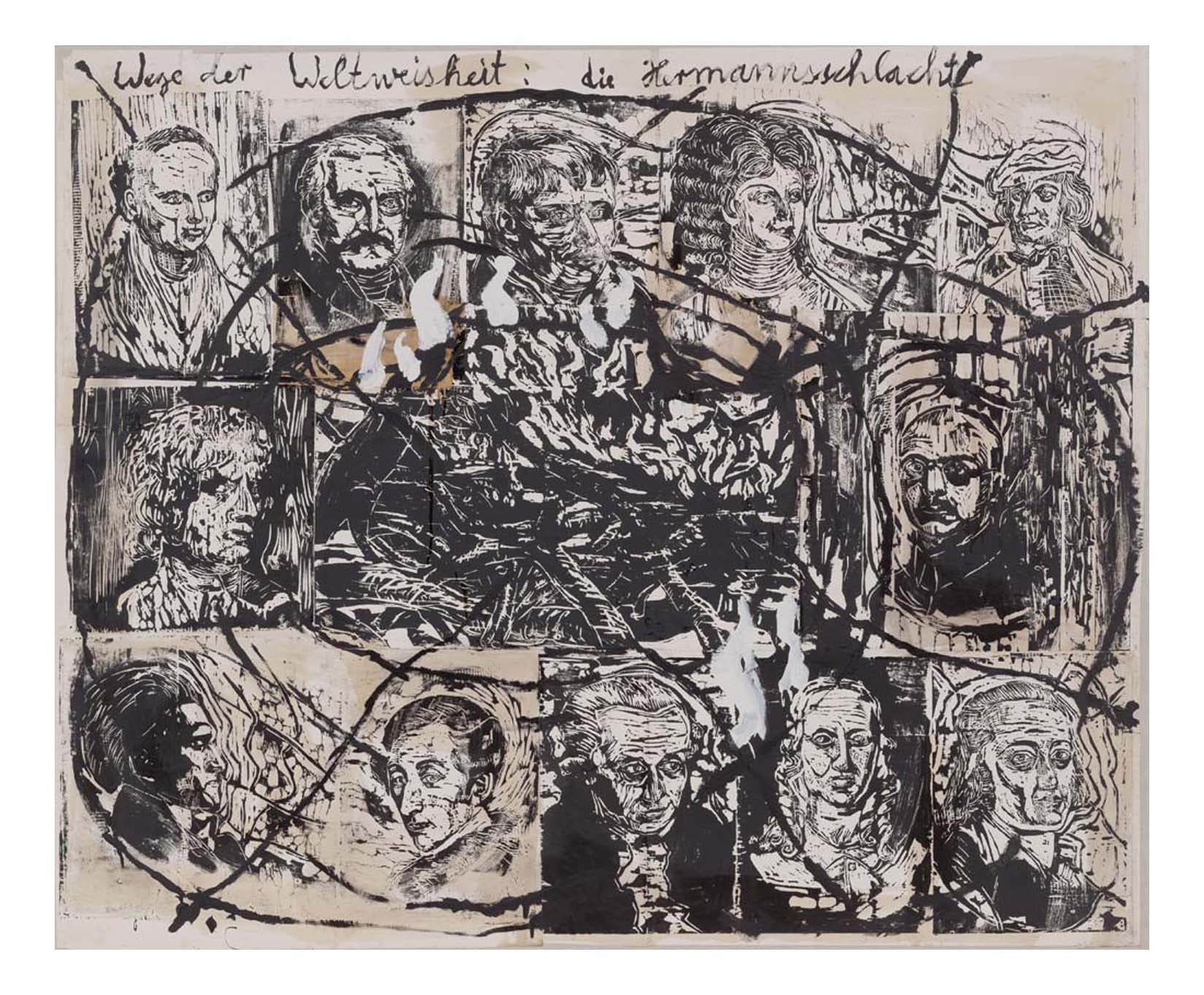 Anselm Kiefer - Ways of Worldly Wisdom Arminius's Battle, 16x12" (A3) Poster Print