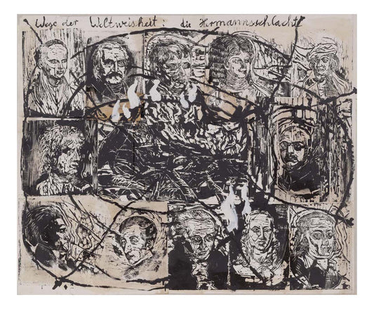 Anselm Kiefer - Ways of Worldly Wisdom Arminius's Battle, 16x12" (A3) Poster Print