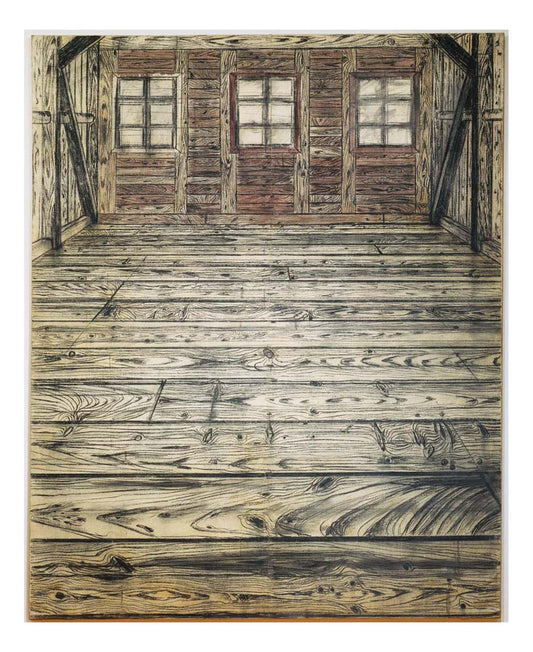 Anselm Kiefer - Wooden Room, 16x12" (A3) Poster Print