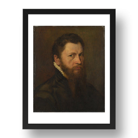 Anthonis Mor van Dashorst: Portrait of a Man, Poster in 17x13"(A3) Frame
