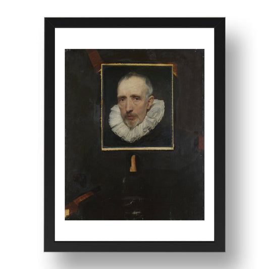 Anthony van Dyck: Portrait of Cornelis van der Geest, Poster in 17x13"(A3) Frame