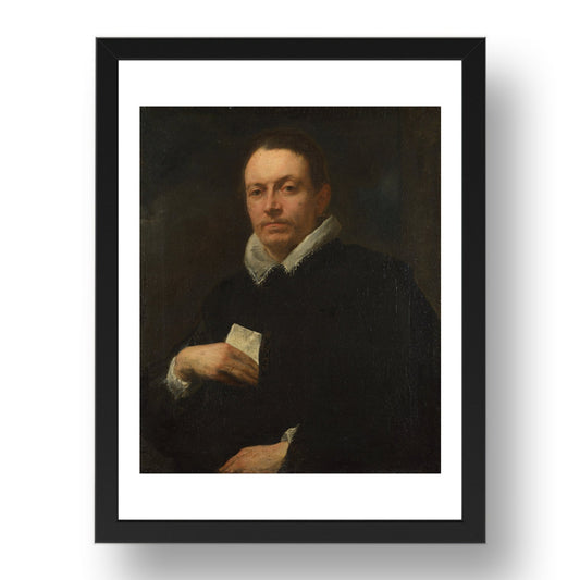 Anthony van Dyck: Portrait of Giovanni Battista Cattaneo, Poster in 17x13"(A3) Frame