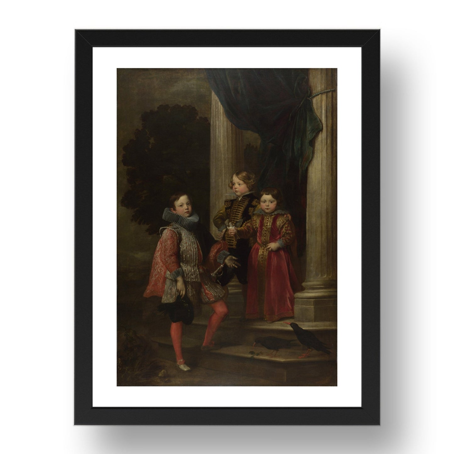 Anthony van Dyck: The Balbi Children, Poster in 17x13"(A3) Frame