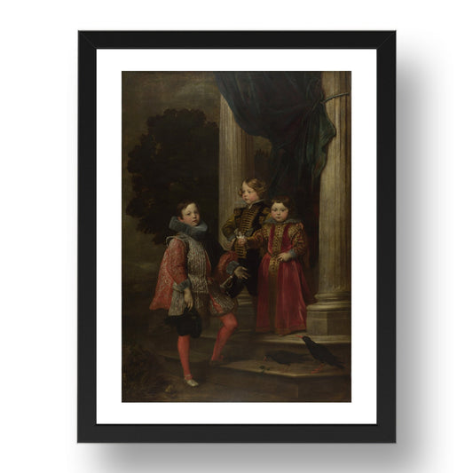 Anthony van Dyck: The Balbi Children, Poster in 17x13"(A3) Frame