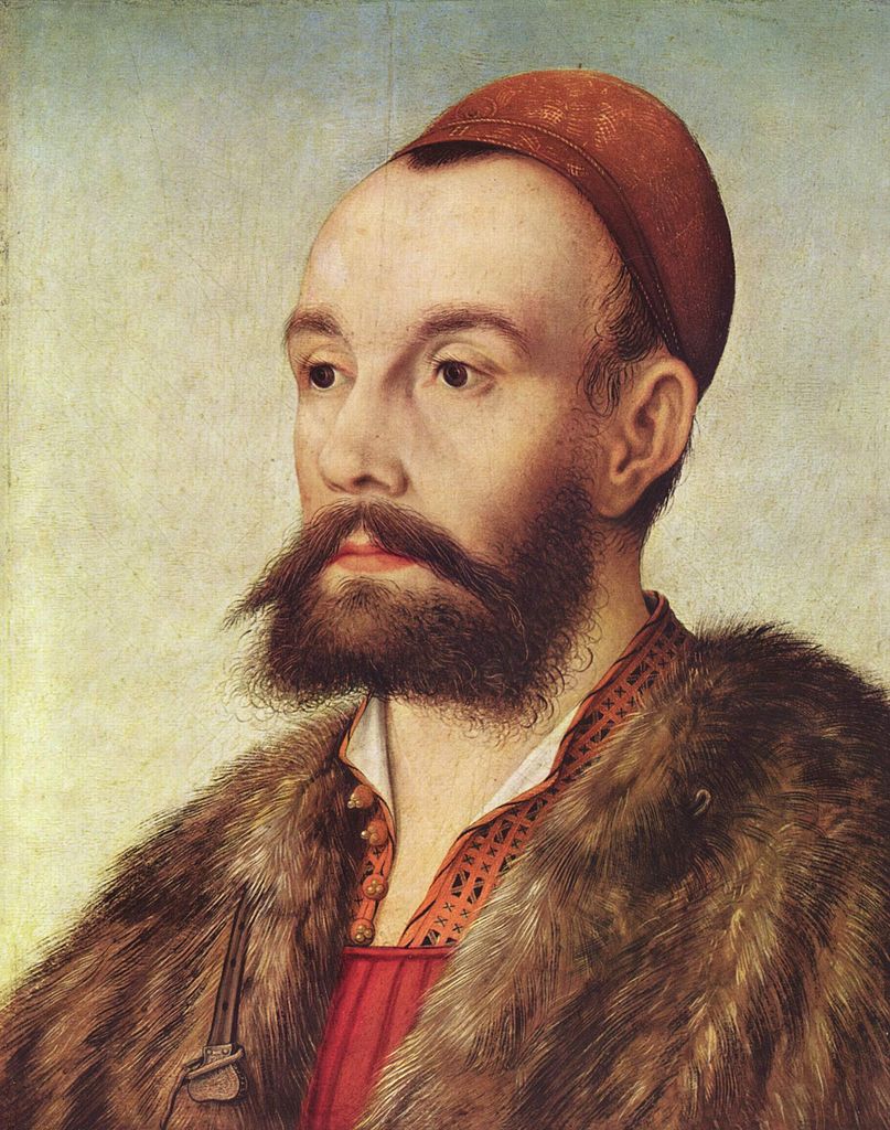 Anton Fugger, vintage artwork by Hans Maler zu Schwaz, A3 (16x12") Poster Print