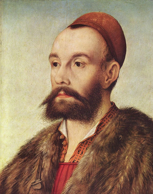 Anton Fugger, vintage artwork by Hans Maler zu Schwaz, A3 (16x12") Poster Print