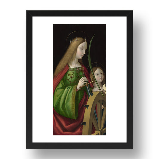 Antonio de Solario: Saint Catherine of Alexandria (1), Poster in 17x13"(A3) Frame