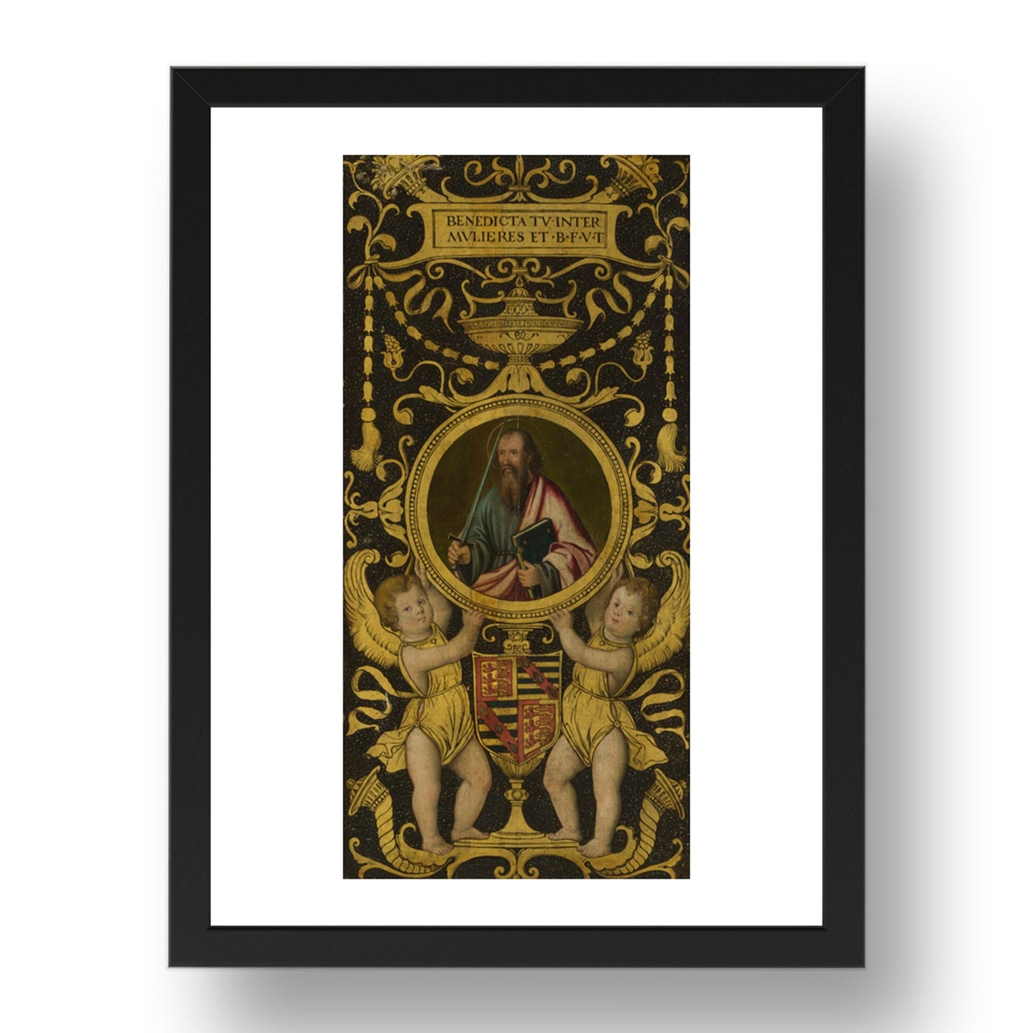 Antonio de Solario: Saint Ursula, Poster in 17x13"(A3) Frame