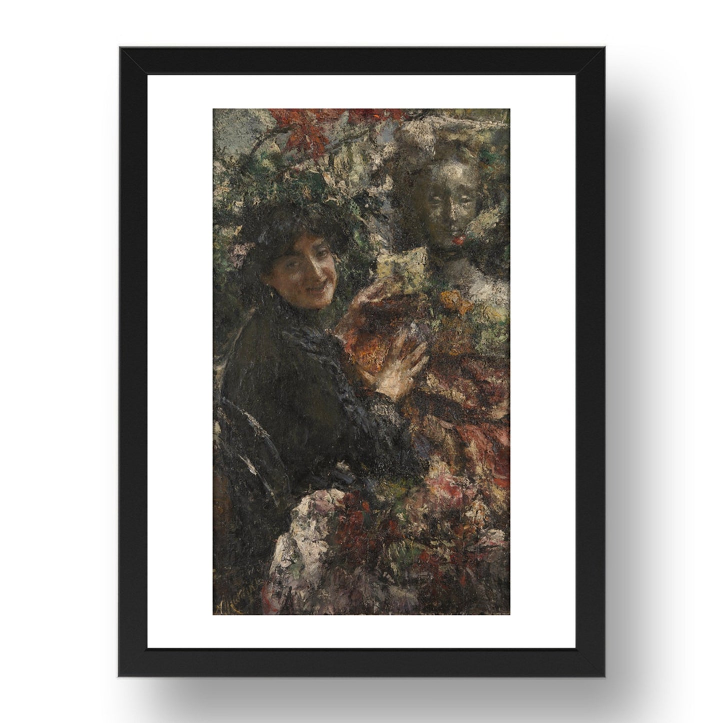 Antonio Mancini: Aurelia, Poster in 17x13"(A3) Frame