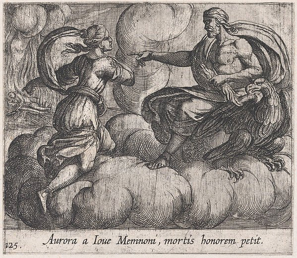 Antonio Tempesta:Plate 125: Aurora Asking Jupiter to Honor M-16x12"(A3) Poster
