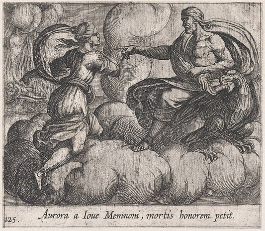 Antonio Tempesta:Plate 125: Aurora Asking Jupiter to Honor M-16x12"(A3) Poster