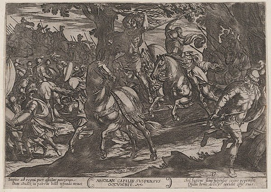 Antonio Tempesta:Plate 19: Jacob Killing Absalom from The Ba-16x12"(A3) Poster