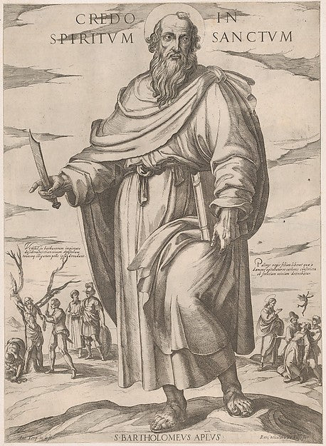 Antonio Tempesta:St. Bartholomew from the series 'Christ Mar-16x12"(A3) Poster