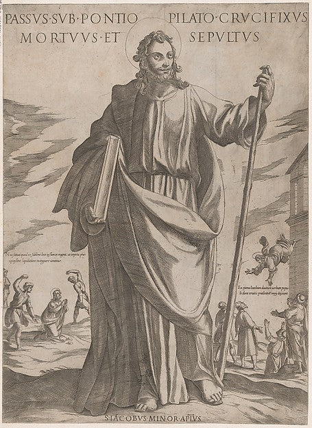 Antonio Tempesta:St. James Minor from 'Christ Mary and the A-16x12"(A3) Poster