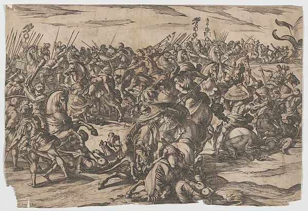 Antonio Tempesta:The Death of Camilla-16x12"(A3) Poster