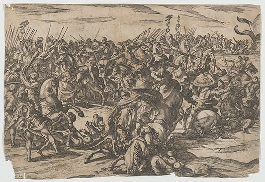 Antonio Tempesta:The Death of Camilla-16x12"(A3) Poster