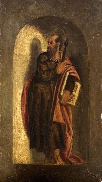 Apostle Paul, vintage artwork by Workshop of Veronese, A3 (16x12") Poster Print