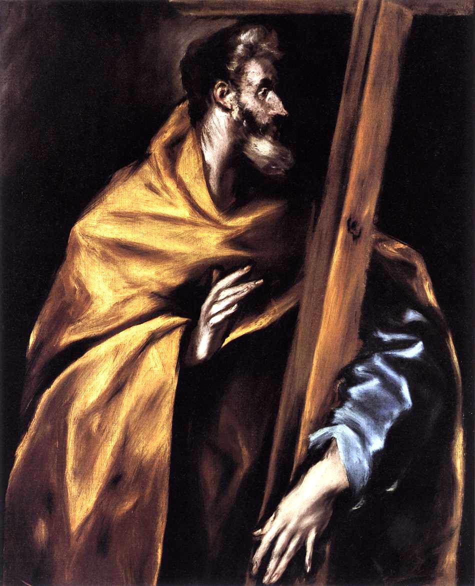 Apostle St Philip, vintage artwork by El Greco, A3 (16x12") Poster Print