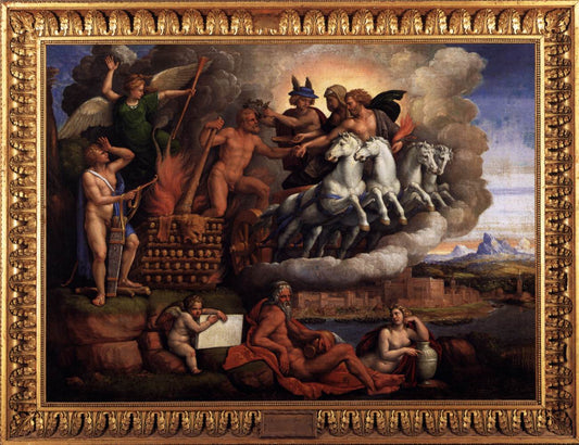 Apotheosis of Hercules, vintage artwork by Il Garofalo, A3 (16x12") Poster Print