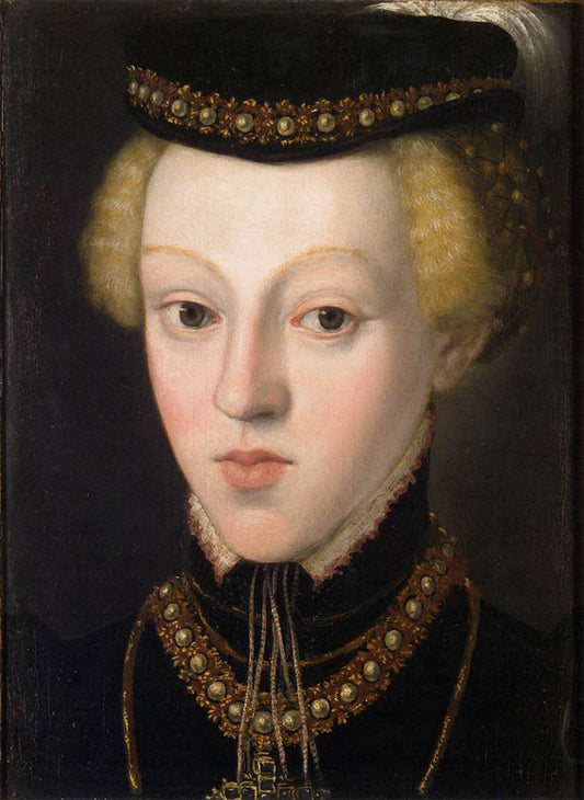Archduchess Johanna (1547-1578), Grand Duchess of Tuscany, vintage artwork by Giuseppe Arcimboldo, A3 (16x12") Poster Print