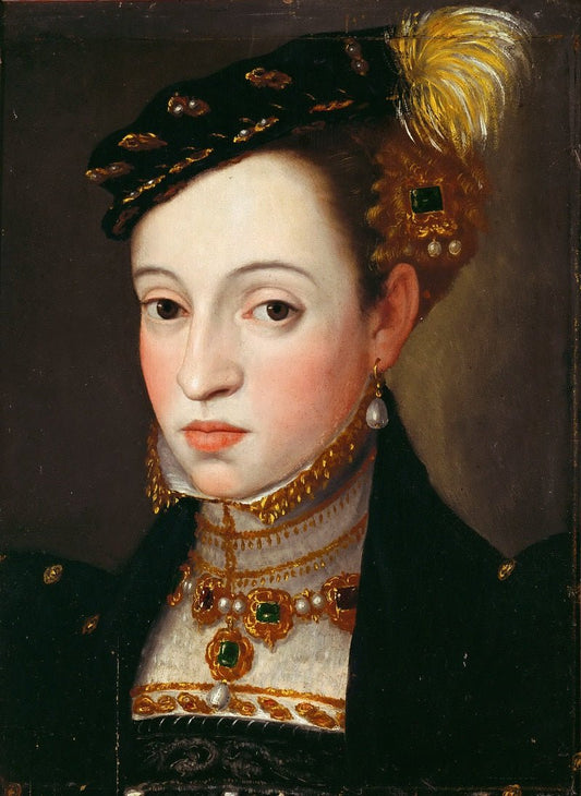 Archduchess Magdalena of Austria, vintage artwork by Giuseppe Arcimboldo, A3 (16x12") Poster Print