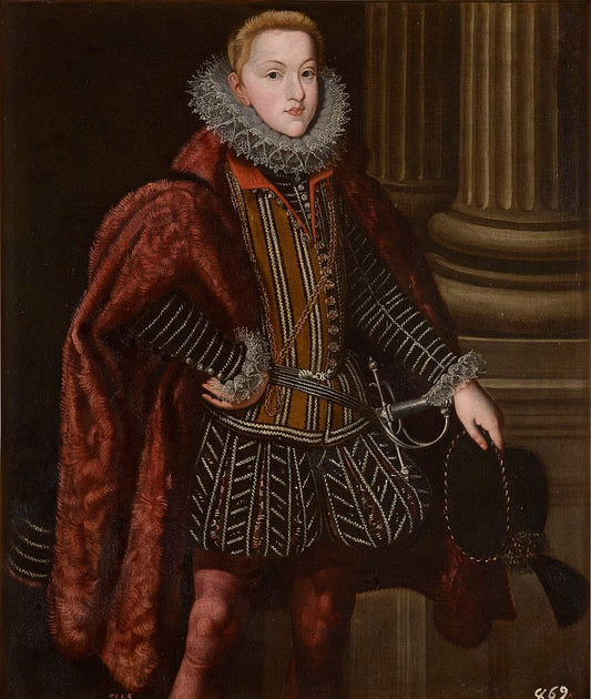 Archduke Leopold of Austria, vintage artwork by Bartolome González y Serrano, A3 (16x12") Poster Print