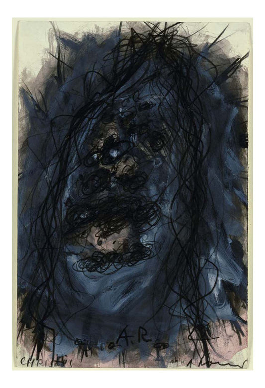 Arnulf Rainer - Christus, 16x12" (A3) Poster Print