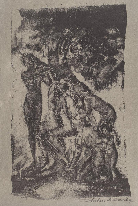 Arthur B. Davies:Figures of Earth,16x12"(A3) Poster