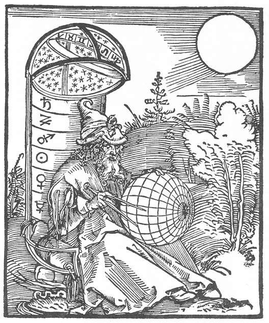 Astronomer, vintage artwork by Albrecht Dürer, A3 (16x12") Poster Print