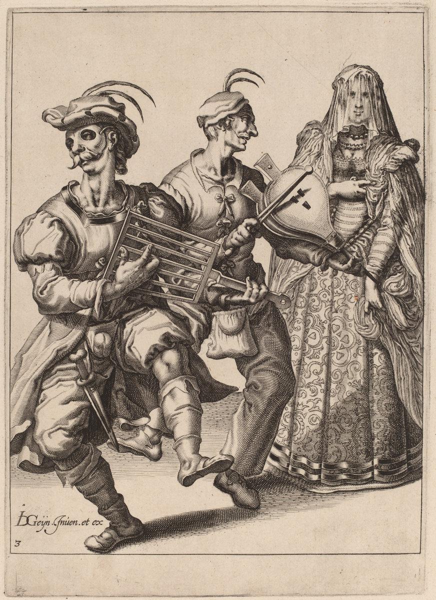 Attributed to Zacharias Dolendo after Jacques de Gheyn II:A ,16x12"(A3) Poster